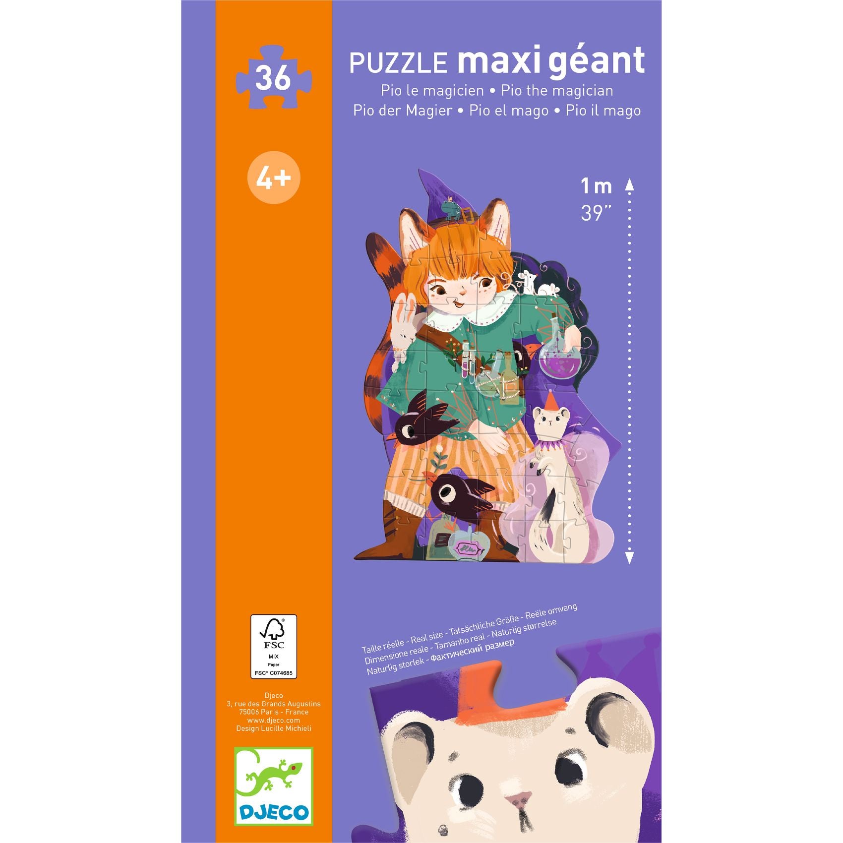 Puzzle Gigante 36 pezzi - Pio il Mago