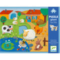 Puzzle Tattile Gigante - La Fattoria - 20 pezzi - Djeco - immagine 2