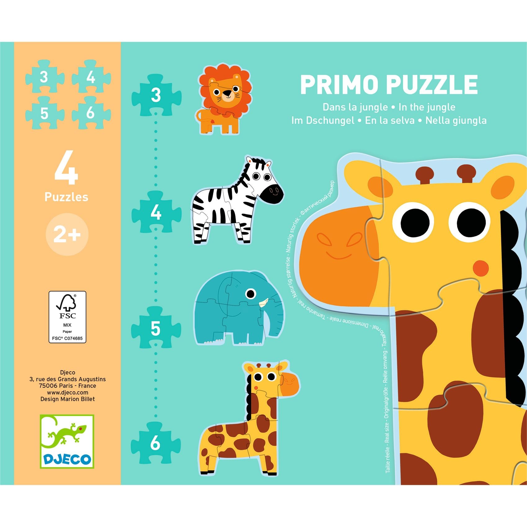 Puzzle Primo - Nella giungla