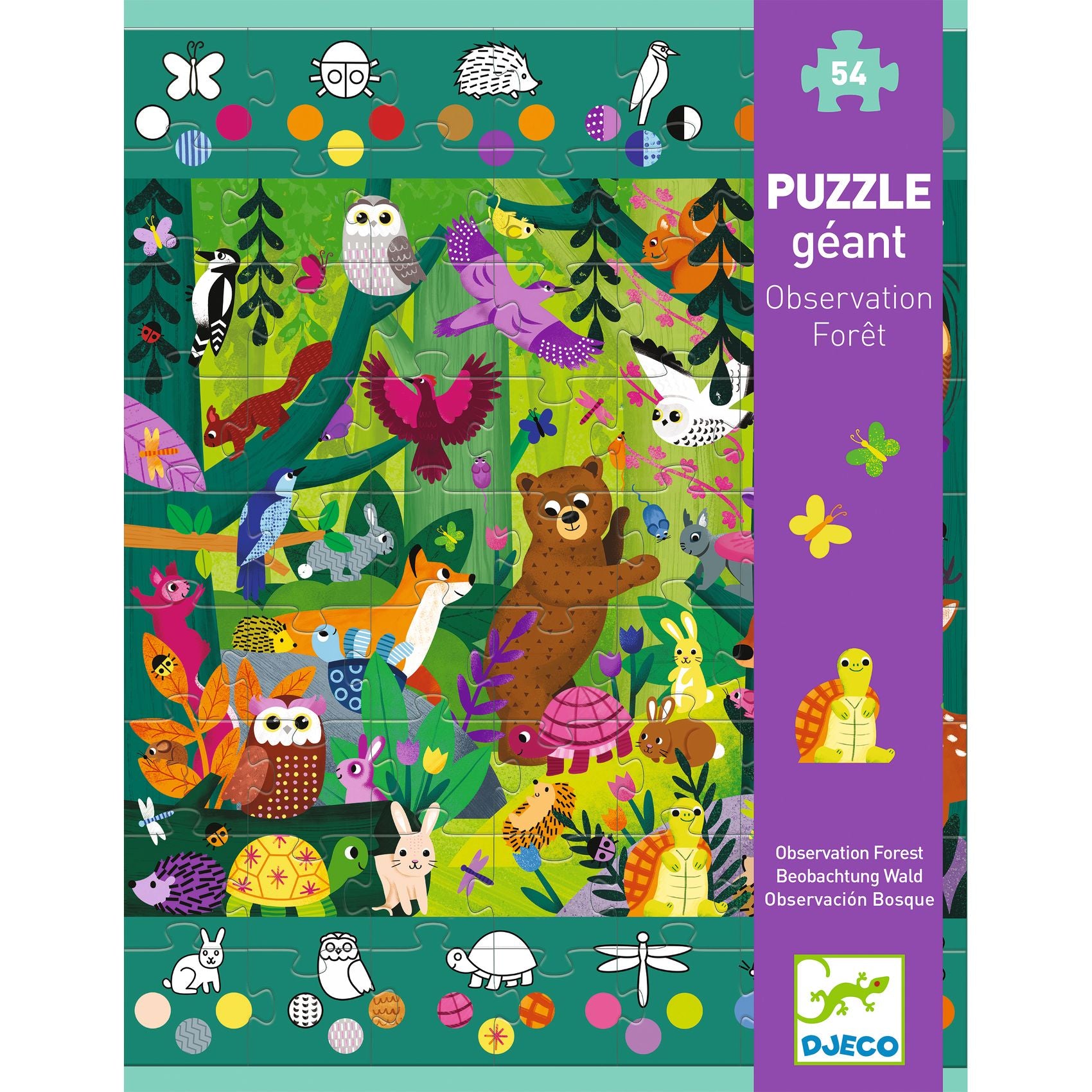 Puzzle Gigante d'Osservazione  - Foresta 