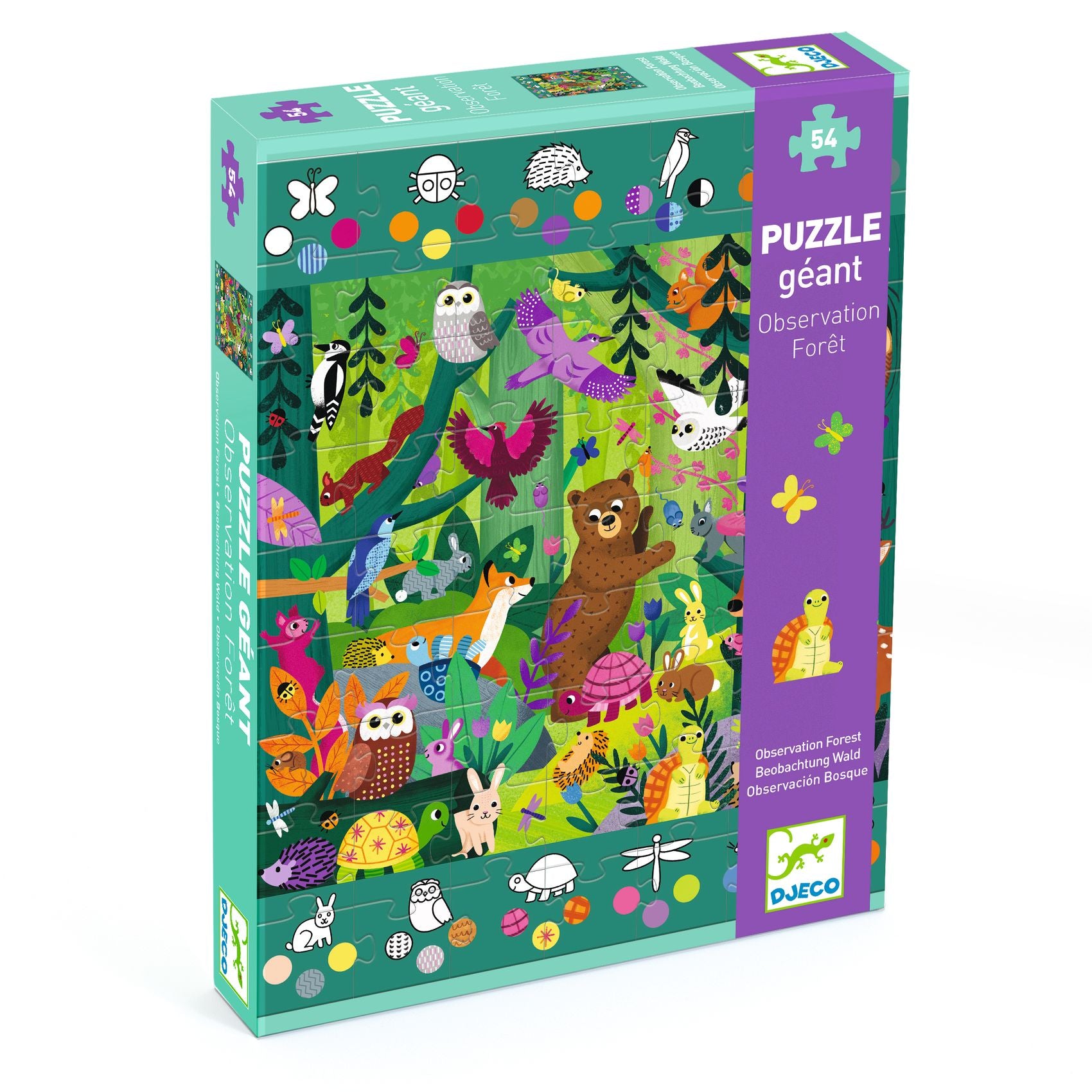 Puzzle Gigante d'Osservazione  - Foresta 