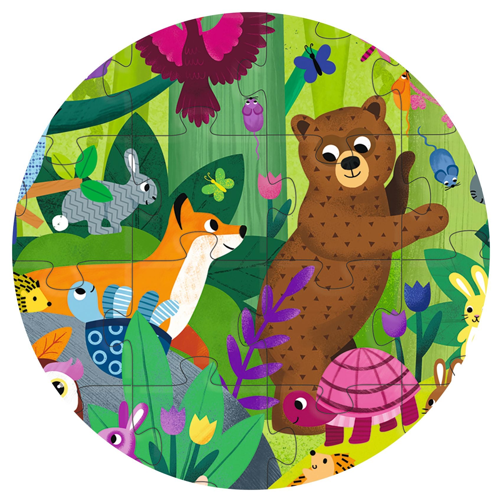 Puzzle Gigante d'Osservazione  - Foresta