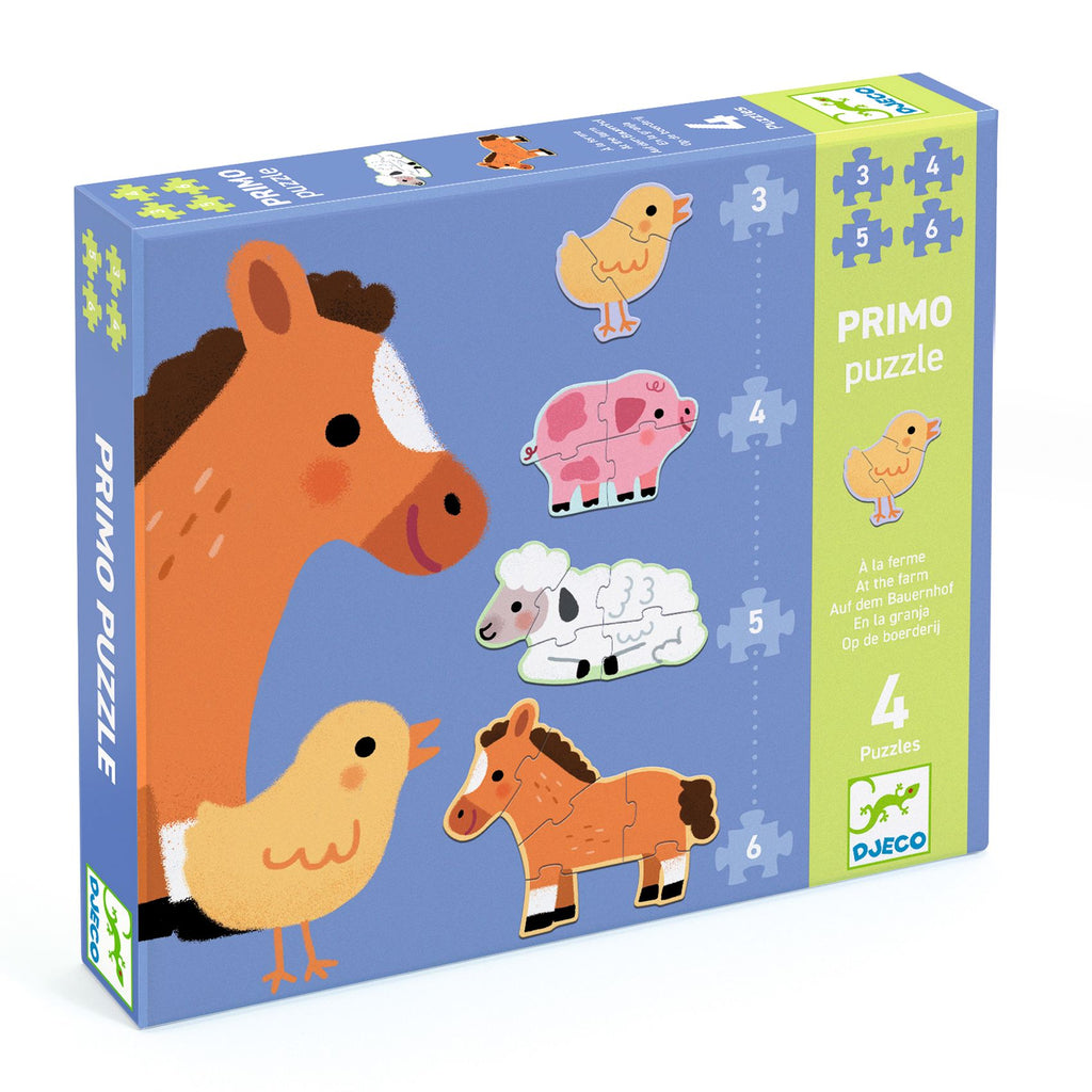 Primi Puzzle Fattoria 3-4-5-6 pezzi