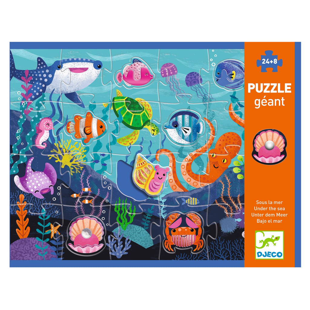 Puzzle Gigante - Sotto Il Mare- 24 + 8 pezzi