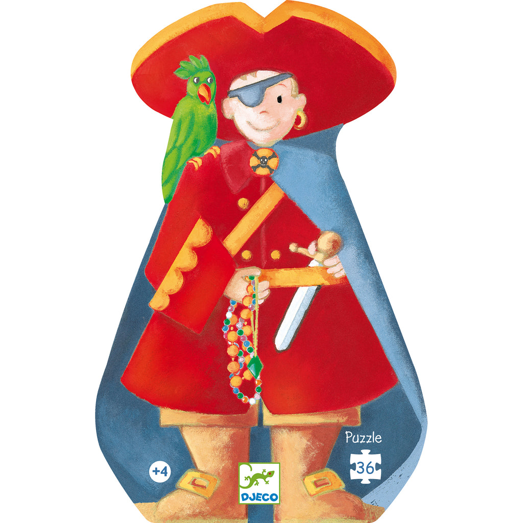 Puzzle 36 pezzi - Il Pirata e Il Suo Tesoro - Djeco - immagine 5