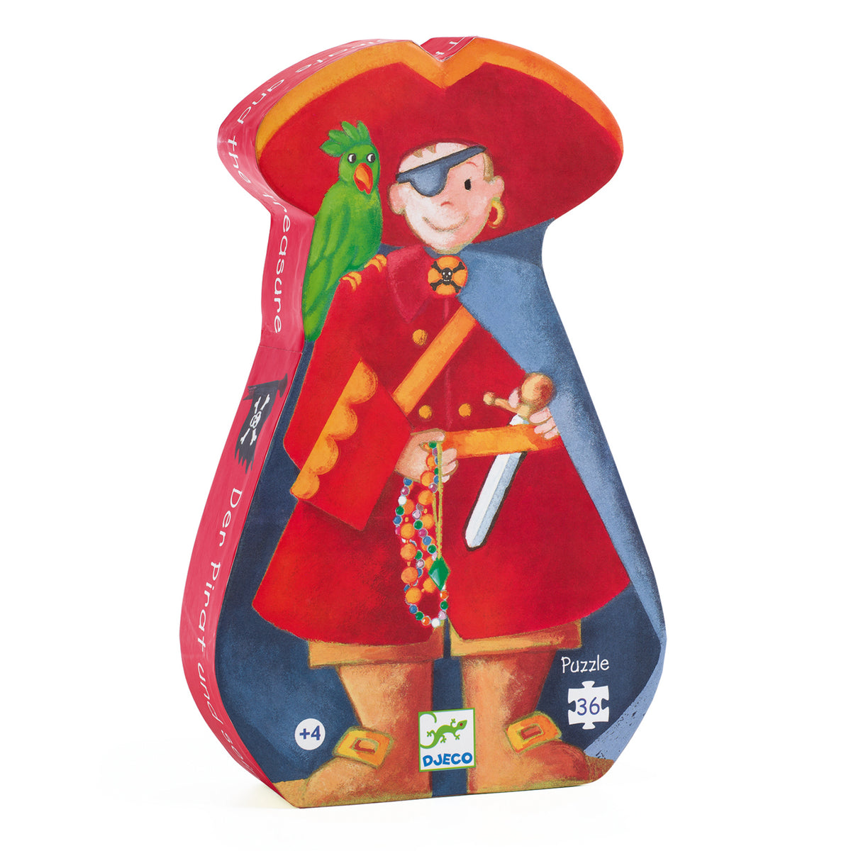 Puzzle 36 pezzi - Il Pirata e Il Suo Tesoro - Djeco - immagine 4