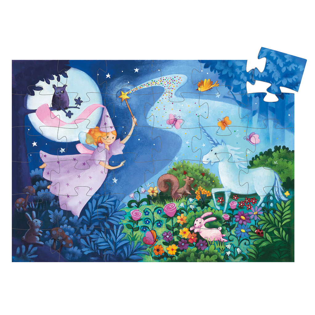 Puzzle 36 pezzi - La Fata e L'Unicorno - Djeco - immagine 5