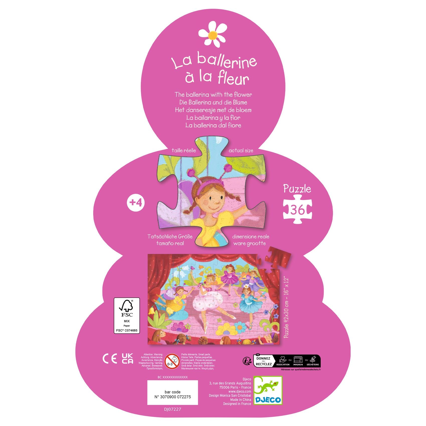 Puzzle Ballerina - 36 pezzi