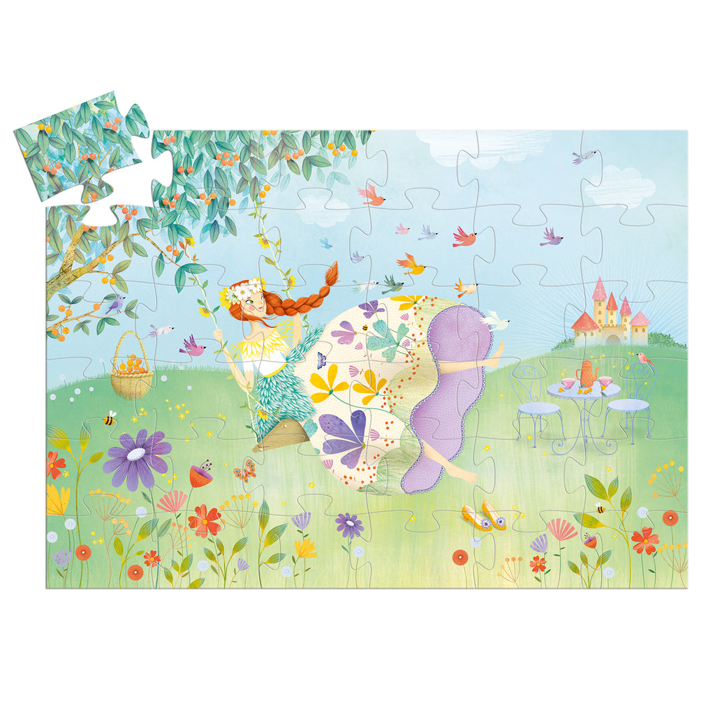 Puzzle 36 pezzi - La Principessa Di Primavera - Djeco - immagine 3