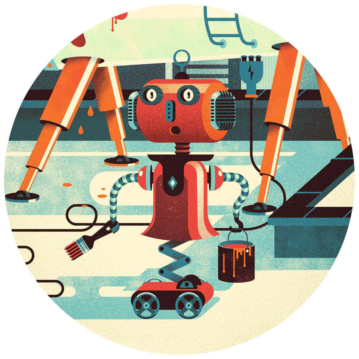 Puzzle Bob Il Robot - 36 pezzi - Djeco - immagine 5