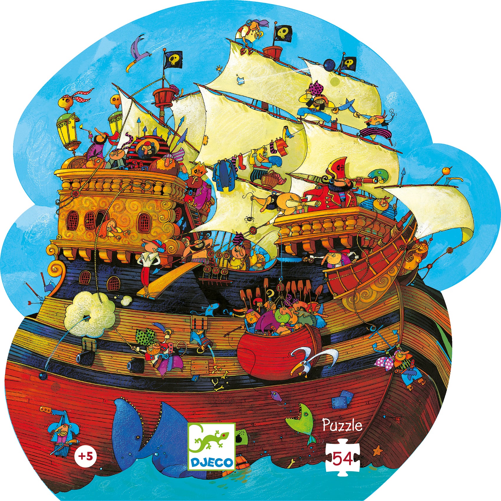 Puzzle Nave di Barbarossa - 54 pezzi