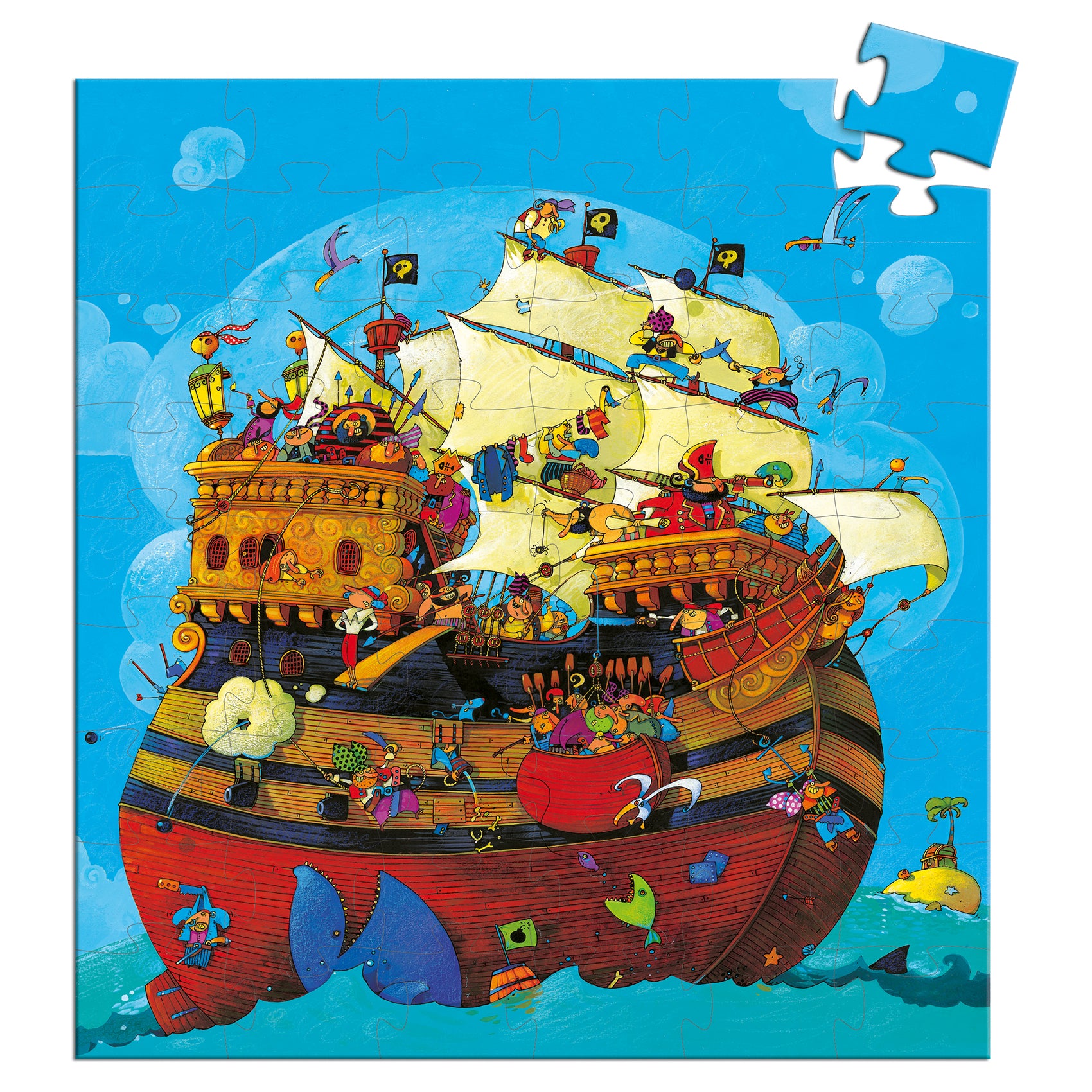 Puzzle Nave di Barbarossa - 54 pezzi