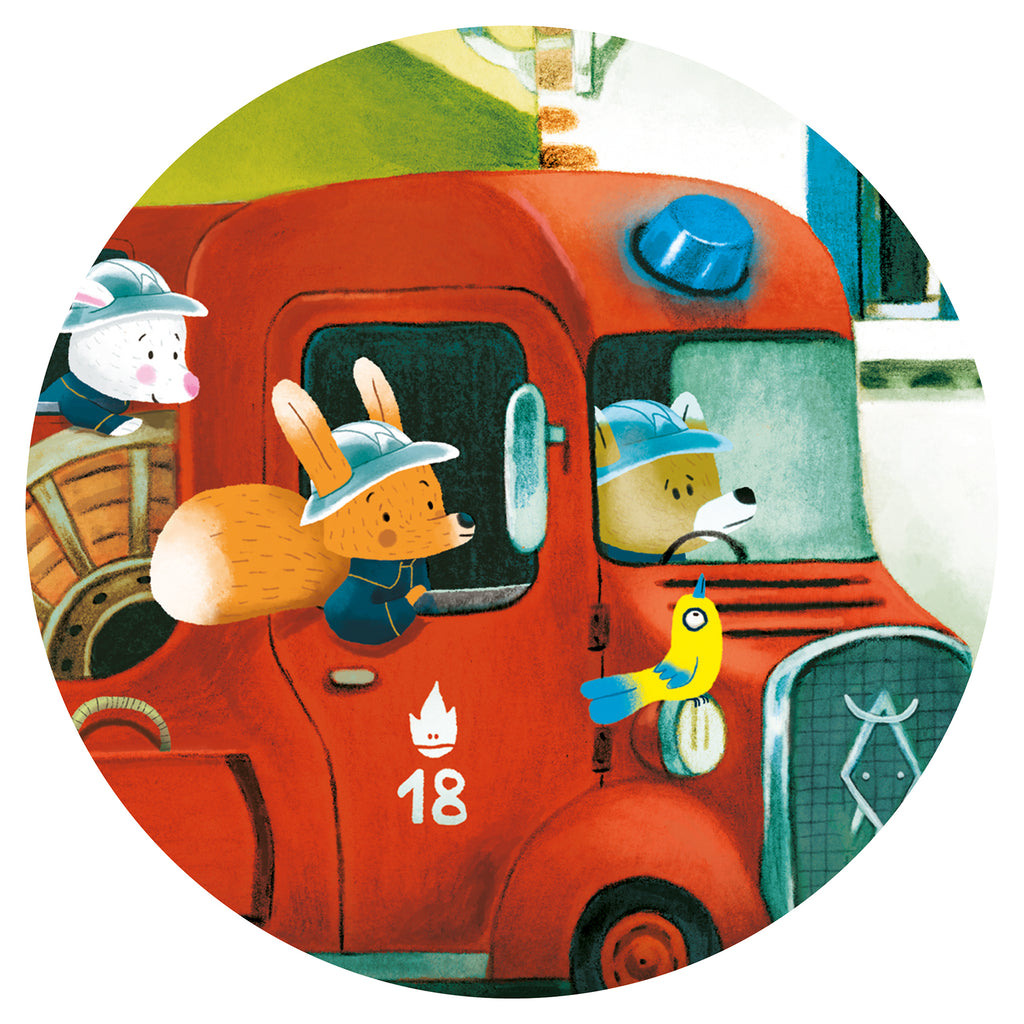 Puzzle Pompieri - 16 pezzi 