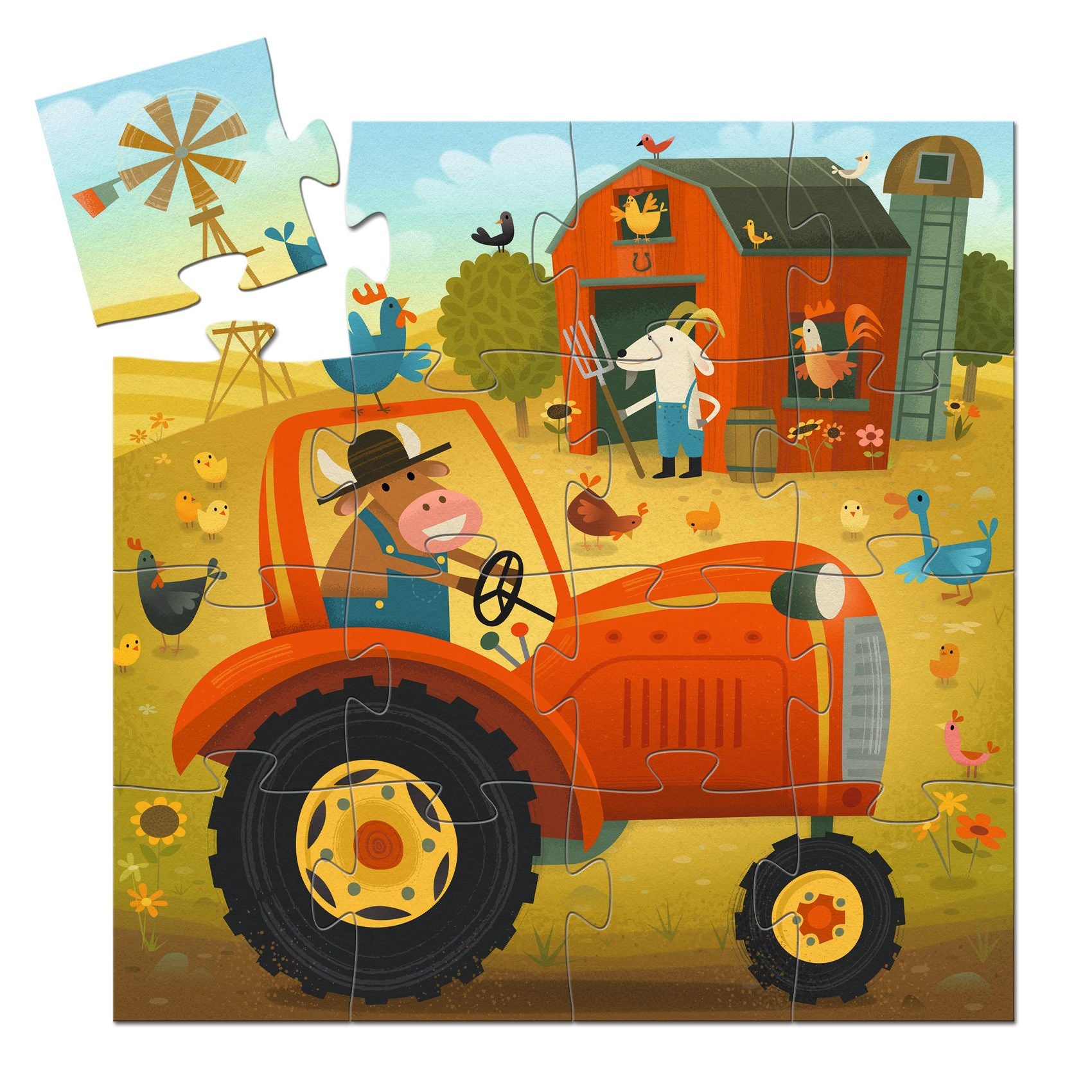 Puzzle Trattore - 16 pezzi