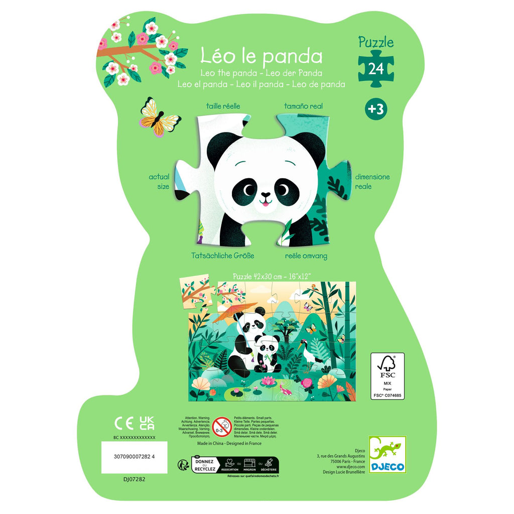 Puzzle Leo Il Panda - 24 pezzi