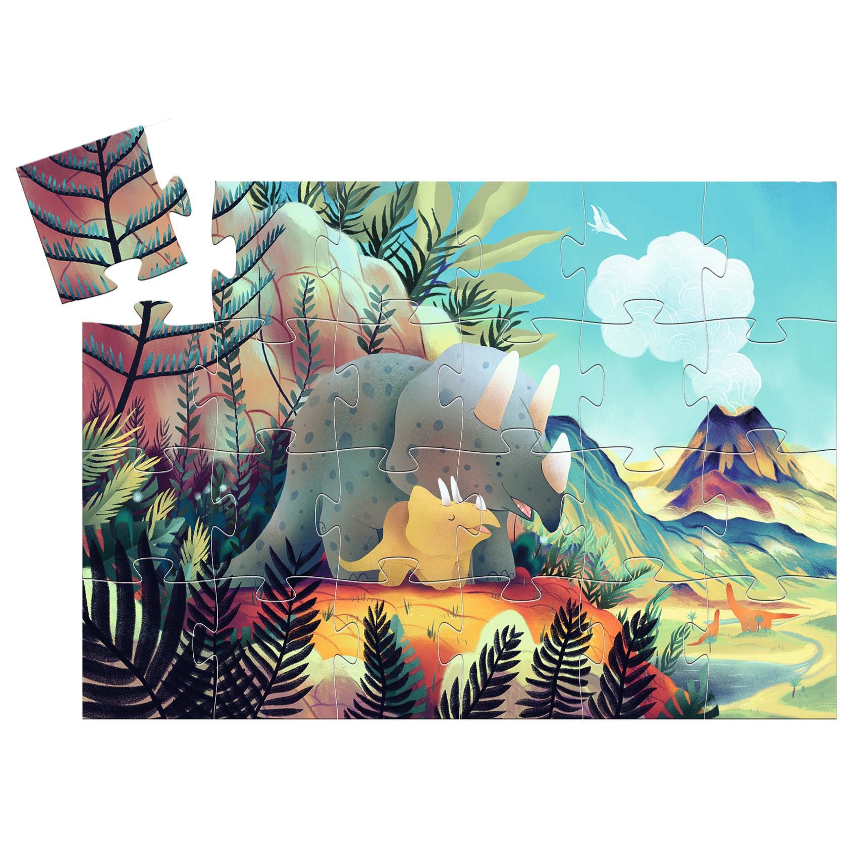 Puzzle Teo Il Triceratopo - 24 pezzi