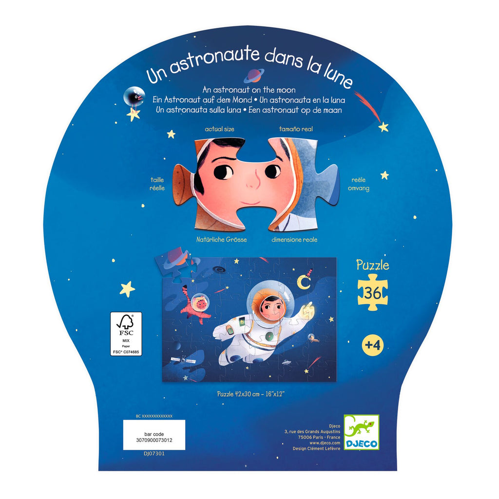 Un astronauta sulla Luna - Puzzle 36 pezzi