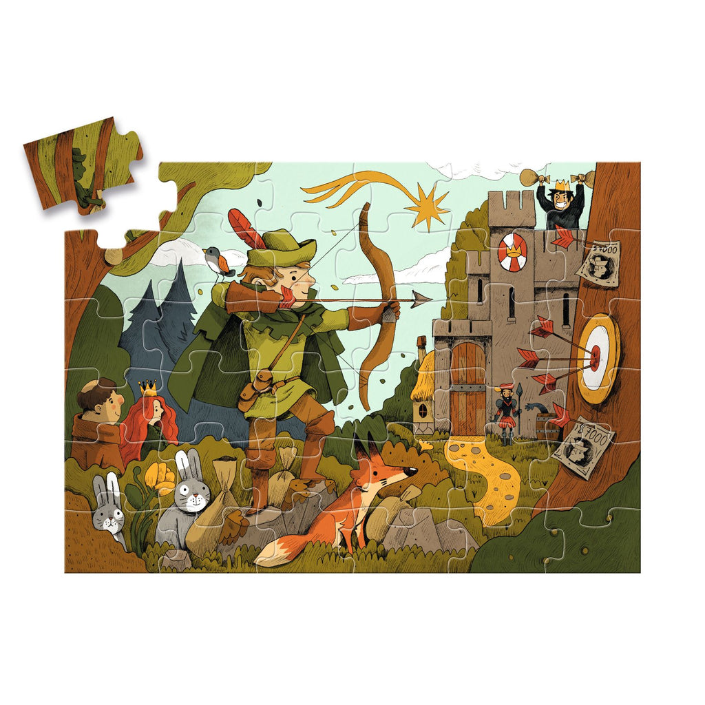 Puzzle 36 pezzi - Robin Hood - Djeco - immagine 5