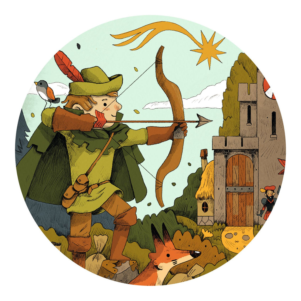 Puzzle 36 pezzi - Robin Hood - Djeco - immagine 3