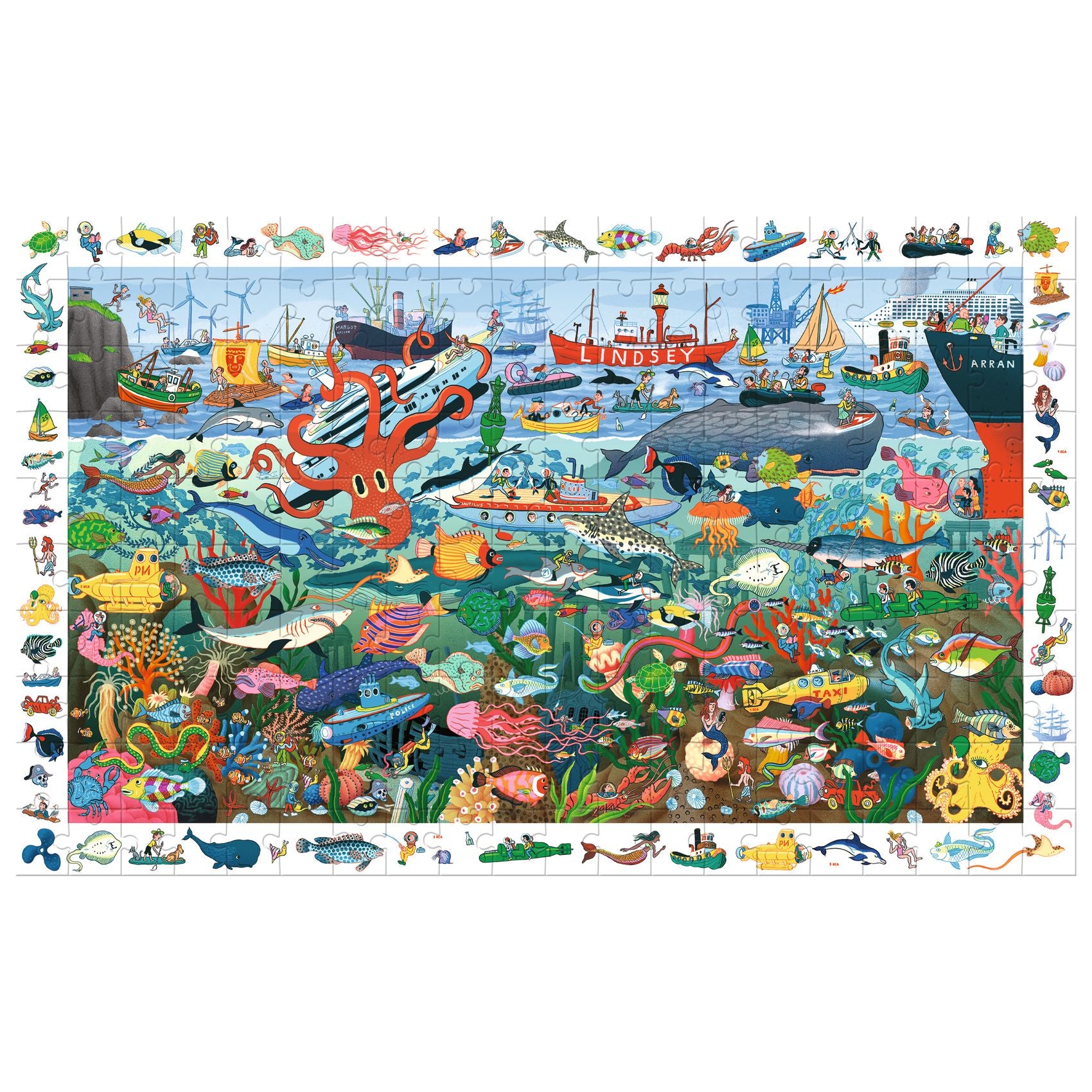 Les secrets de la mer – Puzzle 200 pezzi