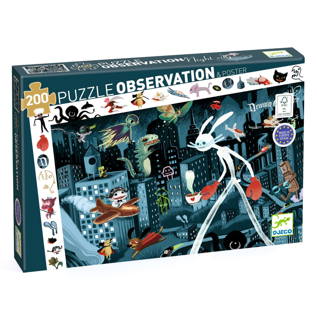 Puzzle panoramico 200 pezzi Night City