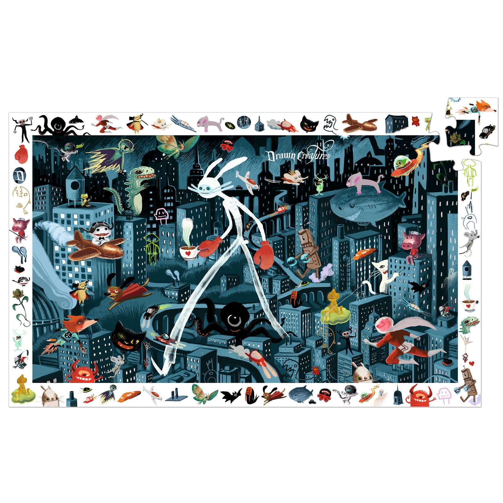 Puzzle panoramico 200 pezzi Night City