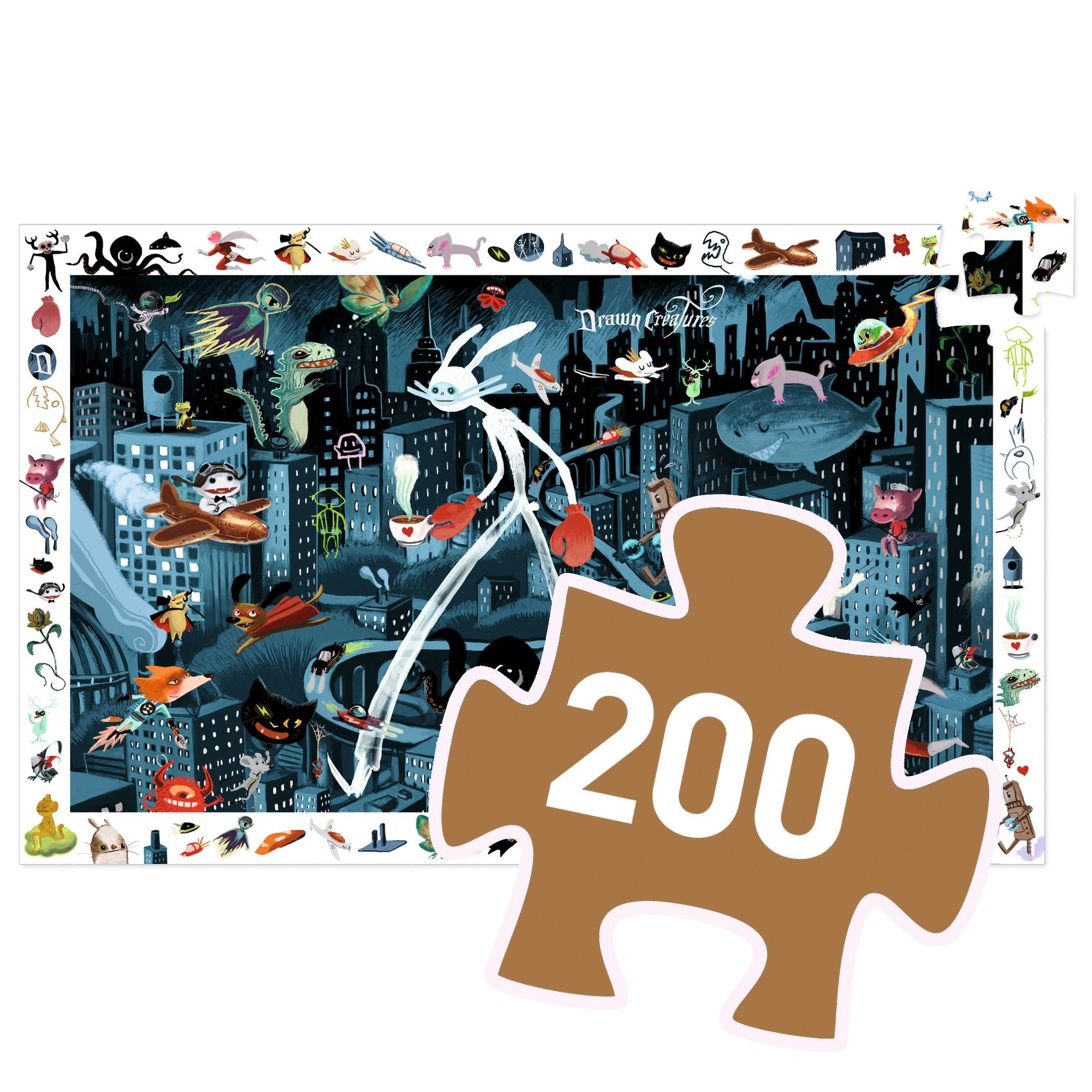 Puzzle panoramico 200 pezzi Night City