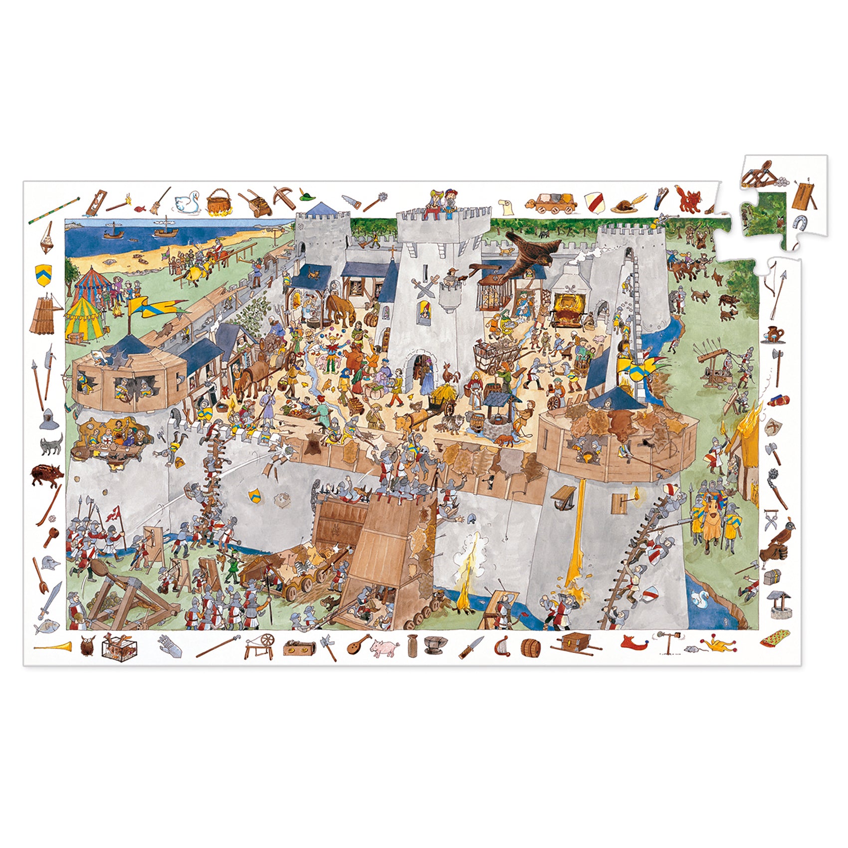 Puzzle d'Osservazione Il Castello - 100 pezzi 