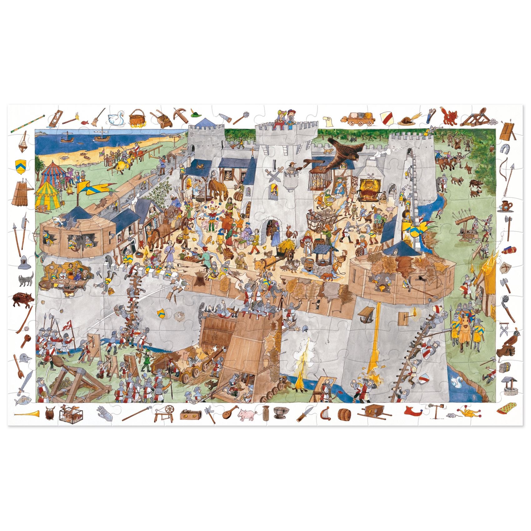 Puzzle d'Osservazione Il Castello - 100 pezzi