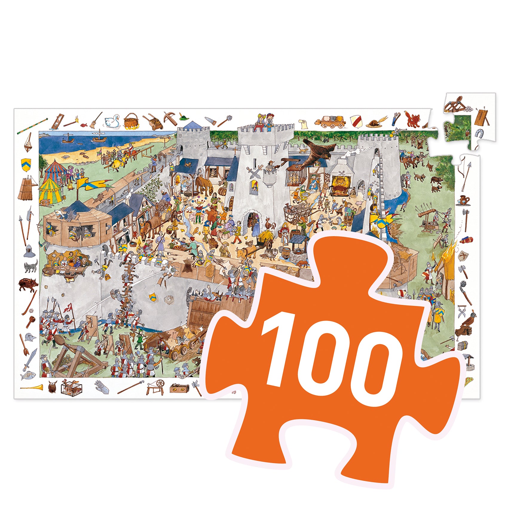 Puzzle d'Osservazione Il Castello - 100 pezzi 