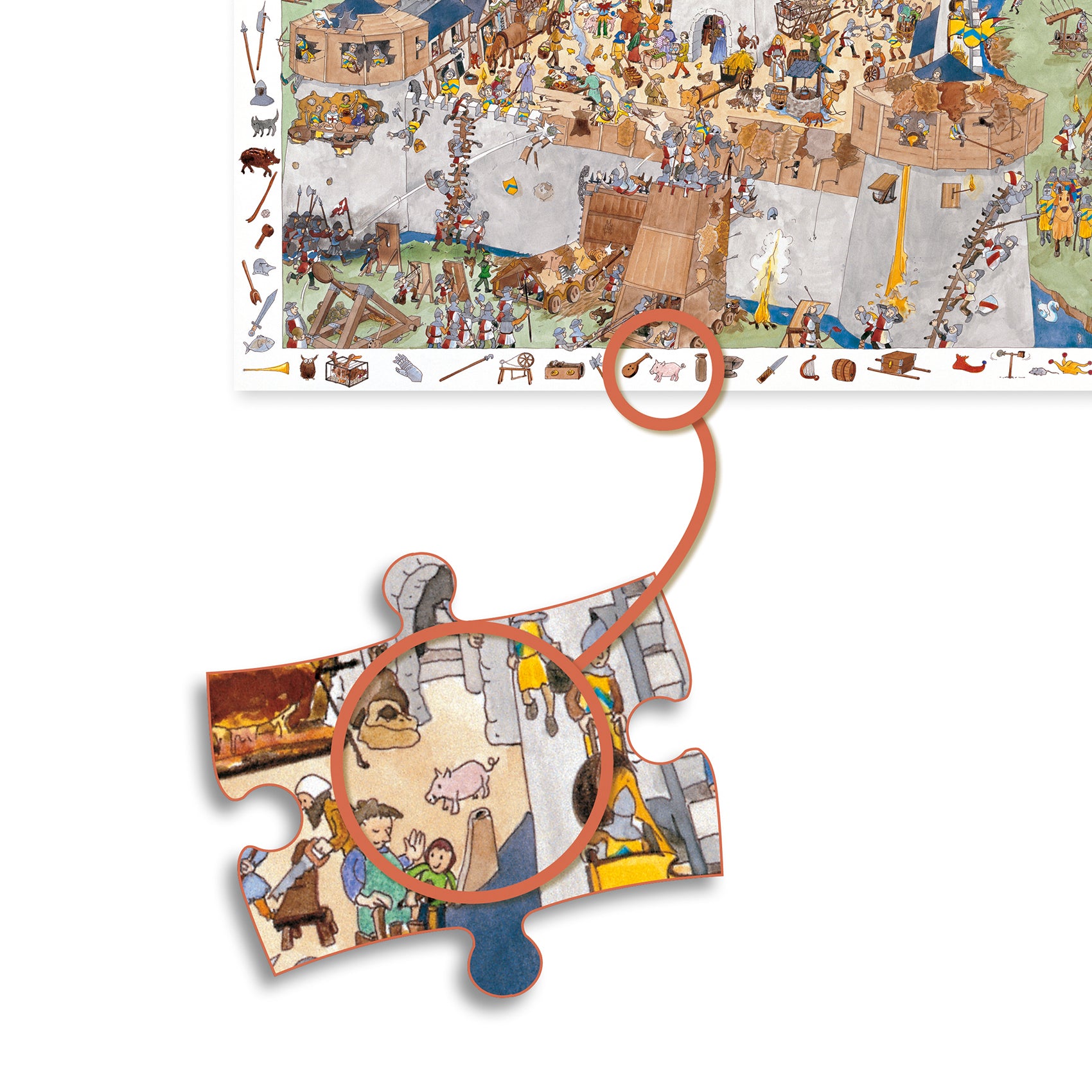 Puzzle d'Osservazione Il Castello - 100 pezzi 