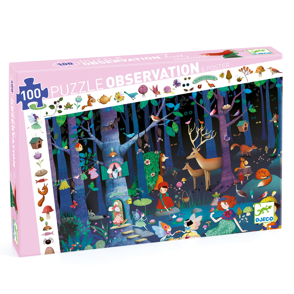 Puzzle d'Osservazione La Foresta Incantata - 100 pezzi