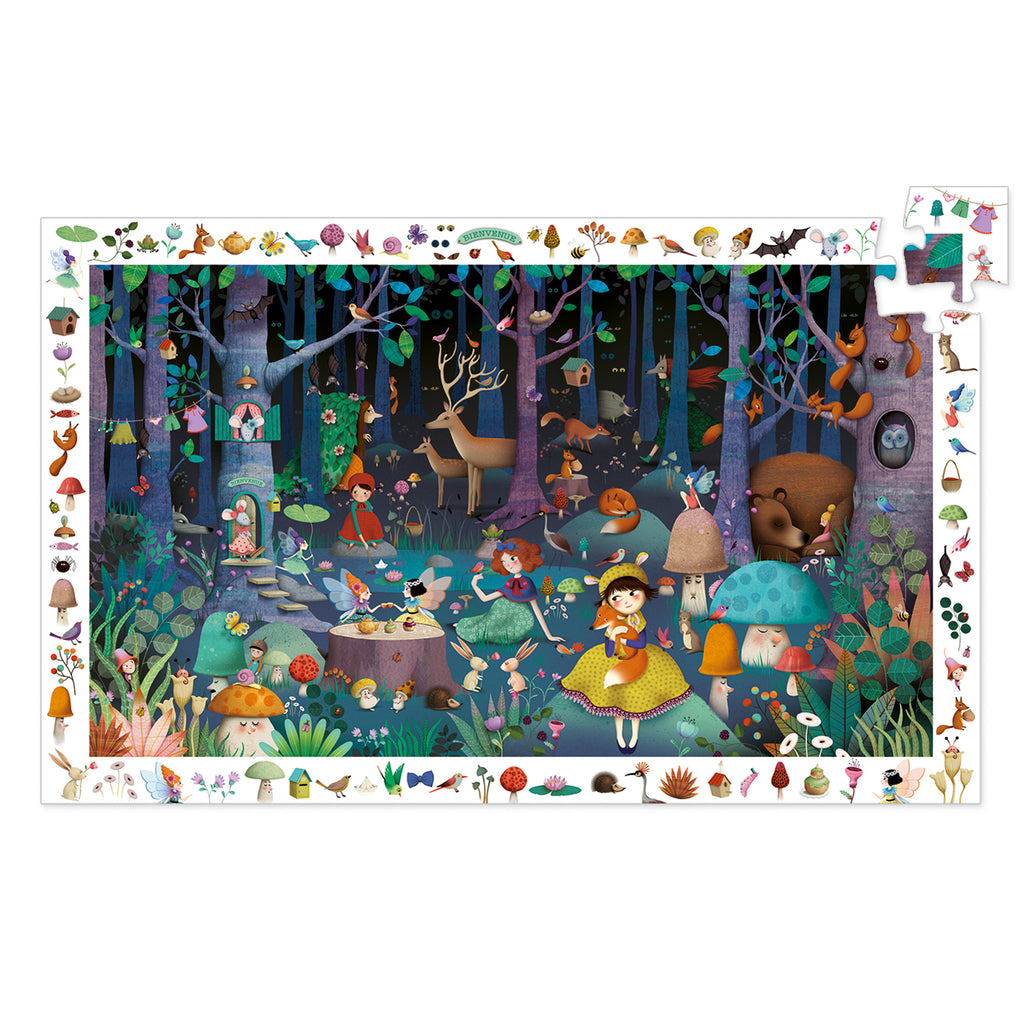 Puzzle d'Osservazione La Foresta Incantata - 100 pezzi