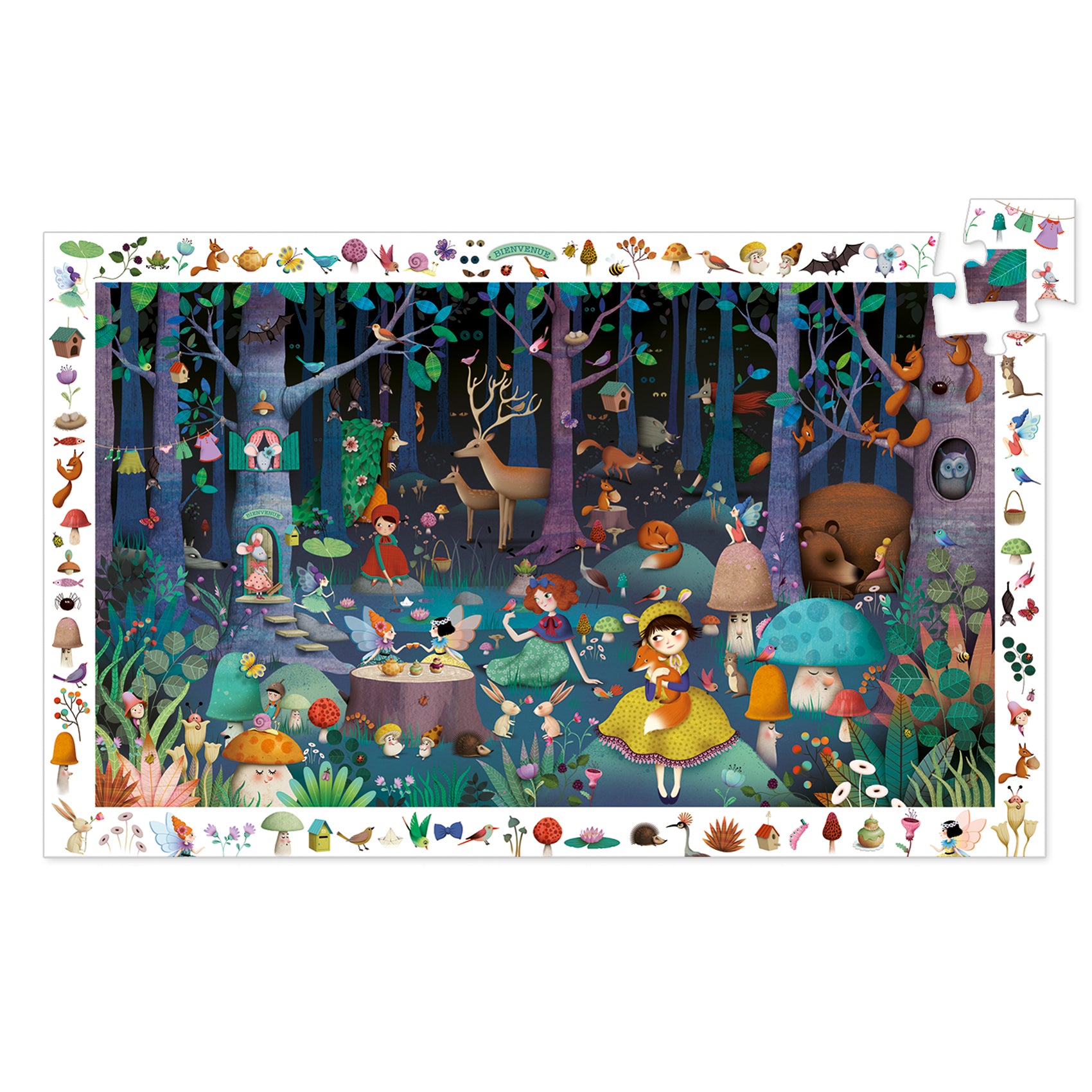 Puzzle d'Osservazione La Foresta Incantata - 100 pezzi
