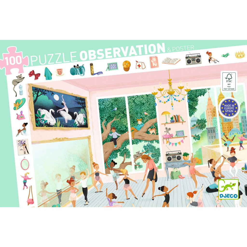 Puzzle d'Osservazione Scuola Di Danza - 100 pezzi