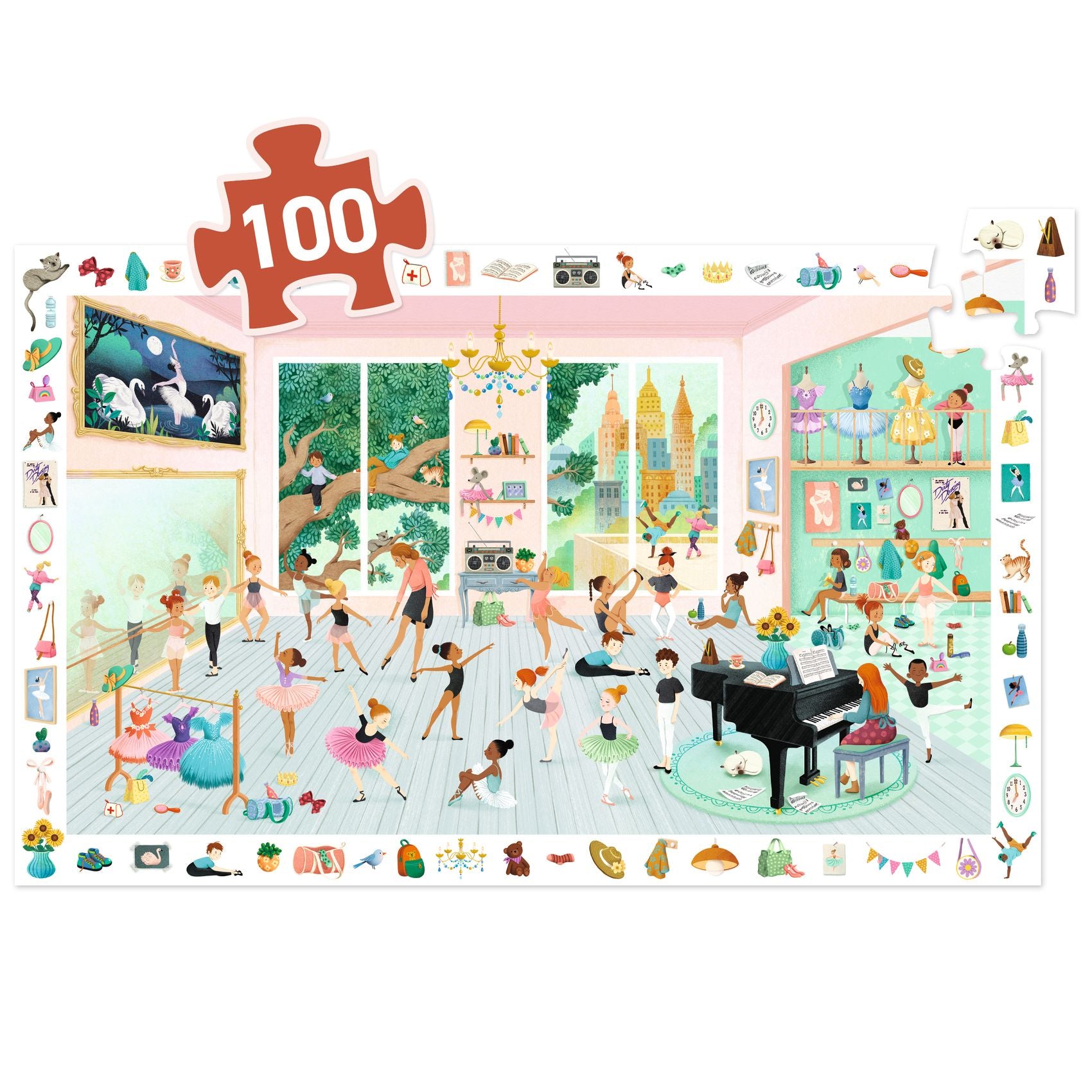Puzzle d'Osservazione Scuola Di Danza - 100 pezzi