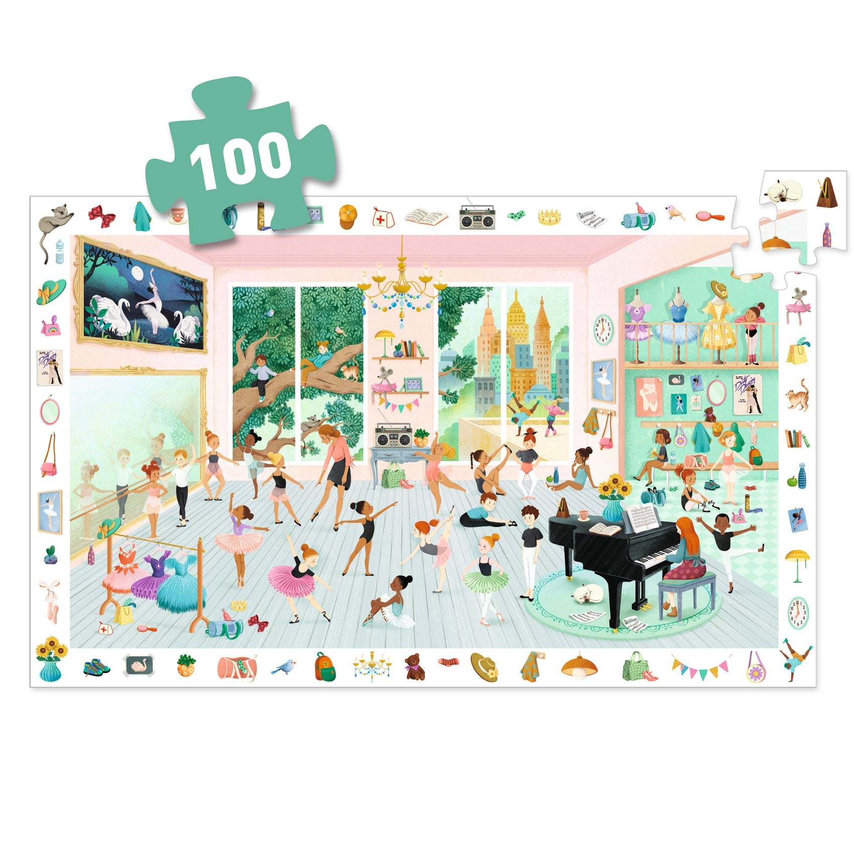 Puzzle d'Osservazione Scuola Di Danza - 100 pezzi