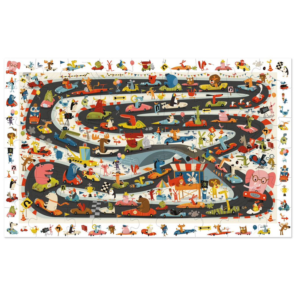 Puzzle d'Osservazione Rally Automobilistico - 54 pezzi