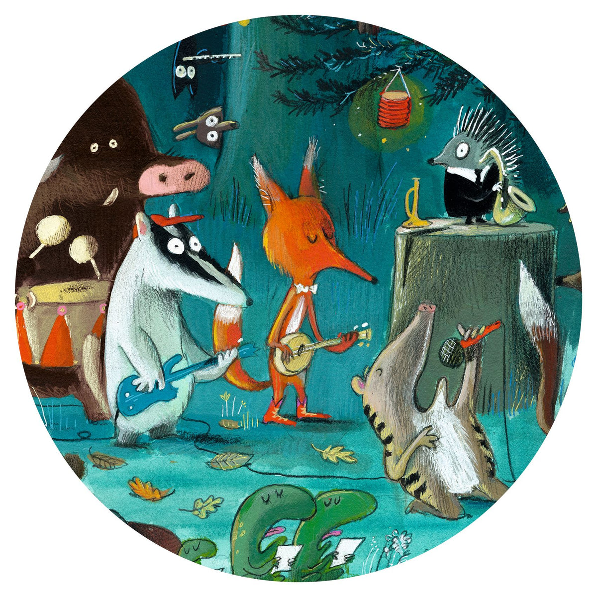 Puzzle D'Osservazione - L'Orchestra - 35 pezzi - Djeco - immagine 6