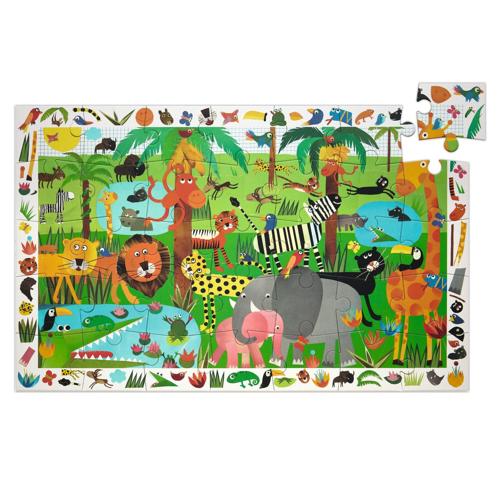 Puzzle d'Osservazione La Giungla - 35 pezzi