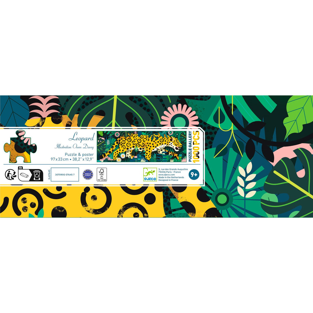 Puzzle 1000 pezzi - Leopardo