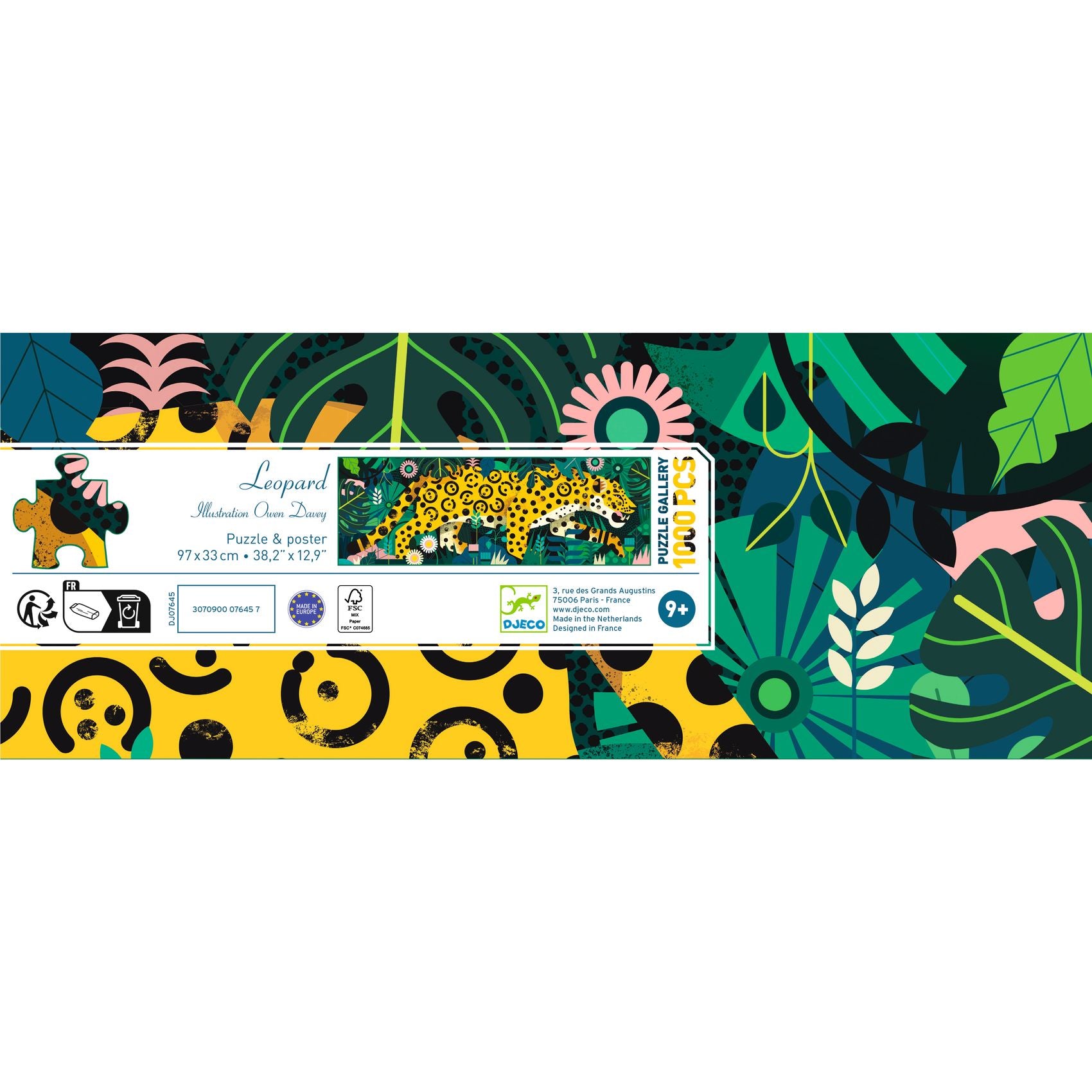 Puzzle 1000 pezzi - Leopardo