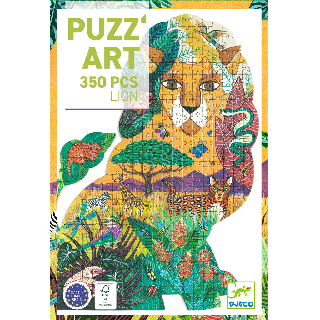 Puzzle Sagomato 350 pezzi - Leone