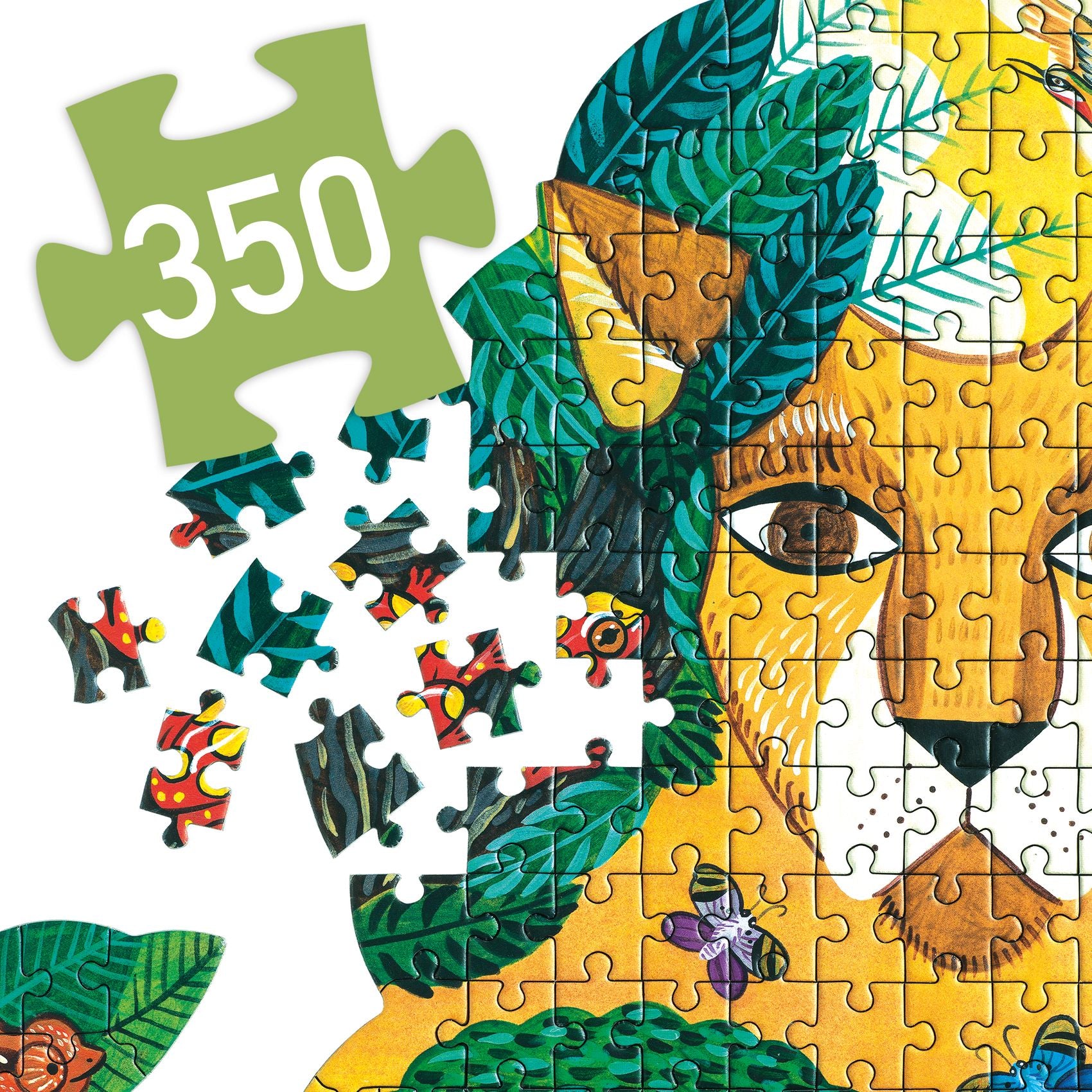 Puzzle Sagomato 350 pezzi - Leone