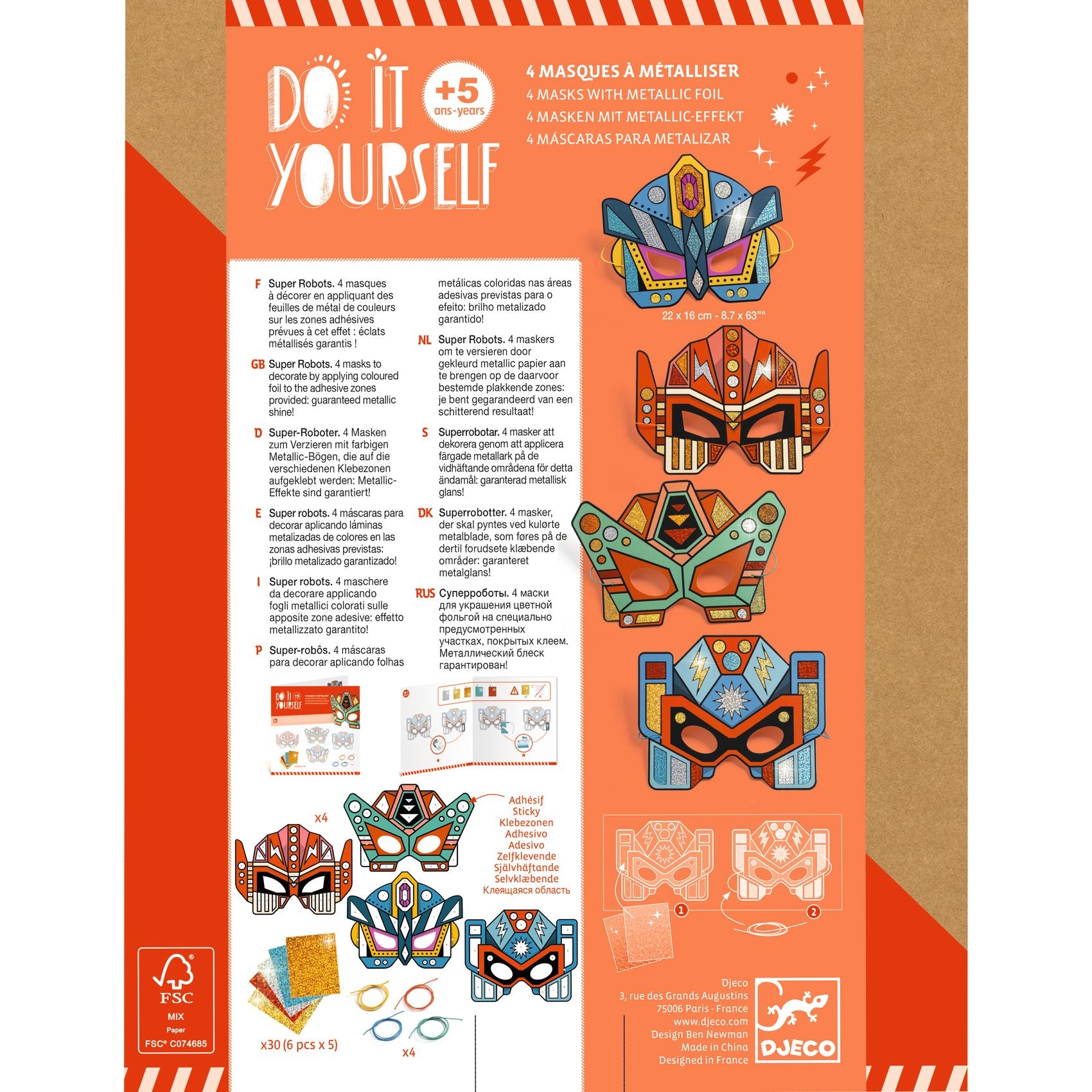 Maschere Super Robots Fai Da Te