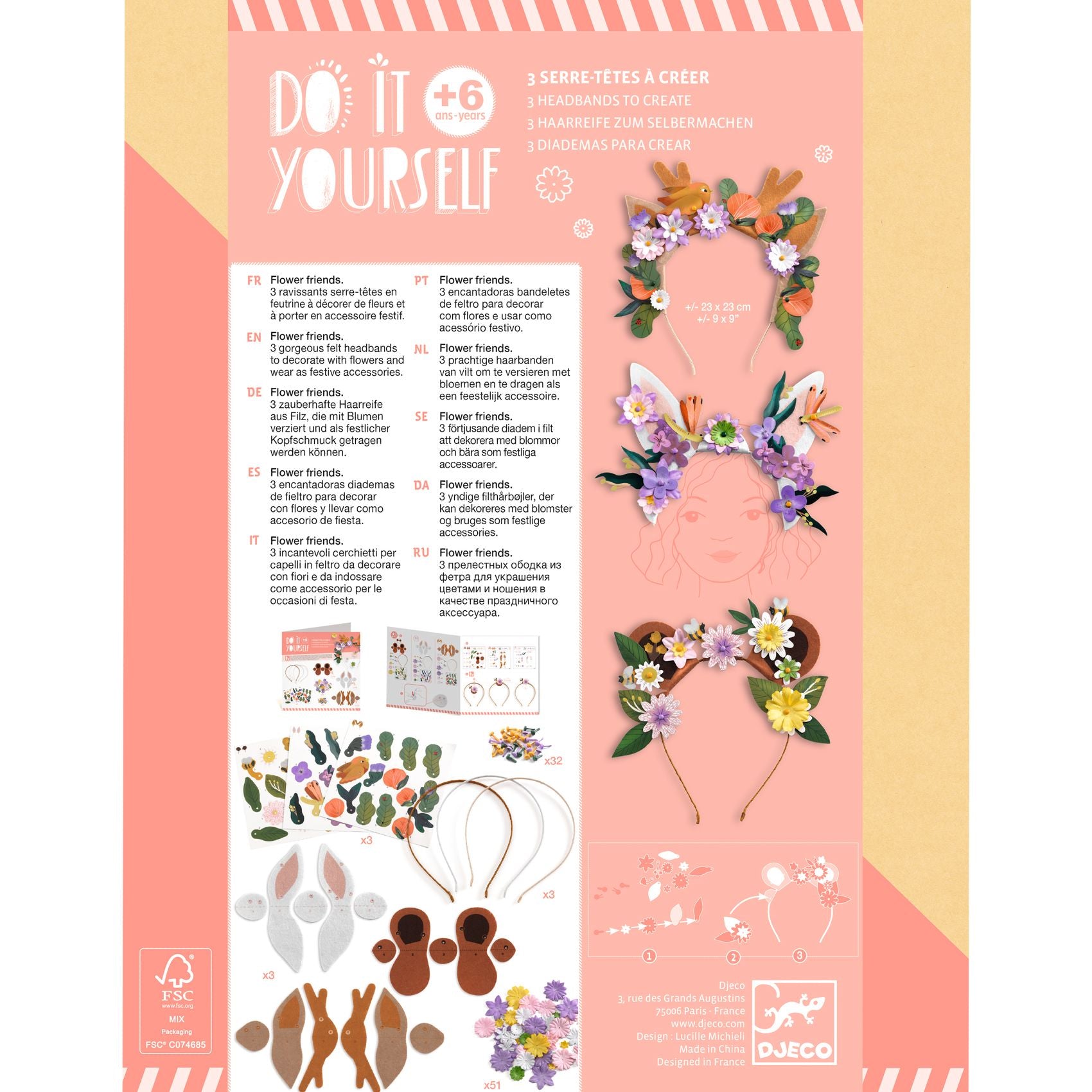 Kit creativo Flower Friends