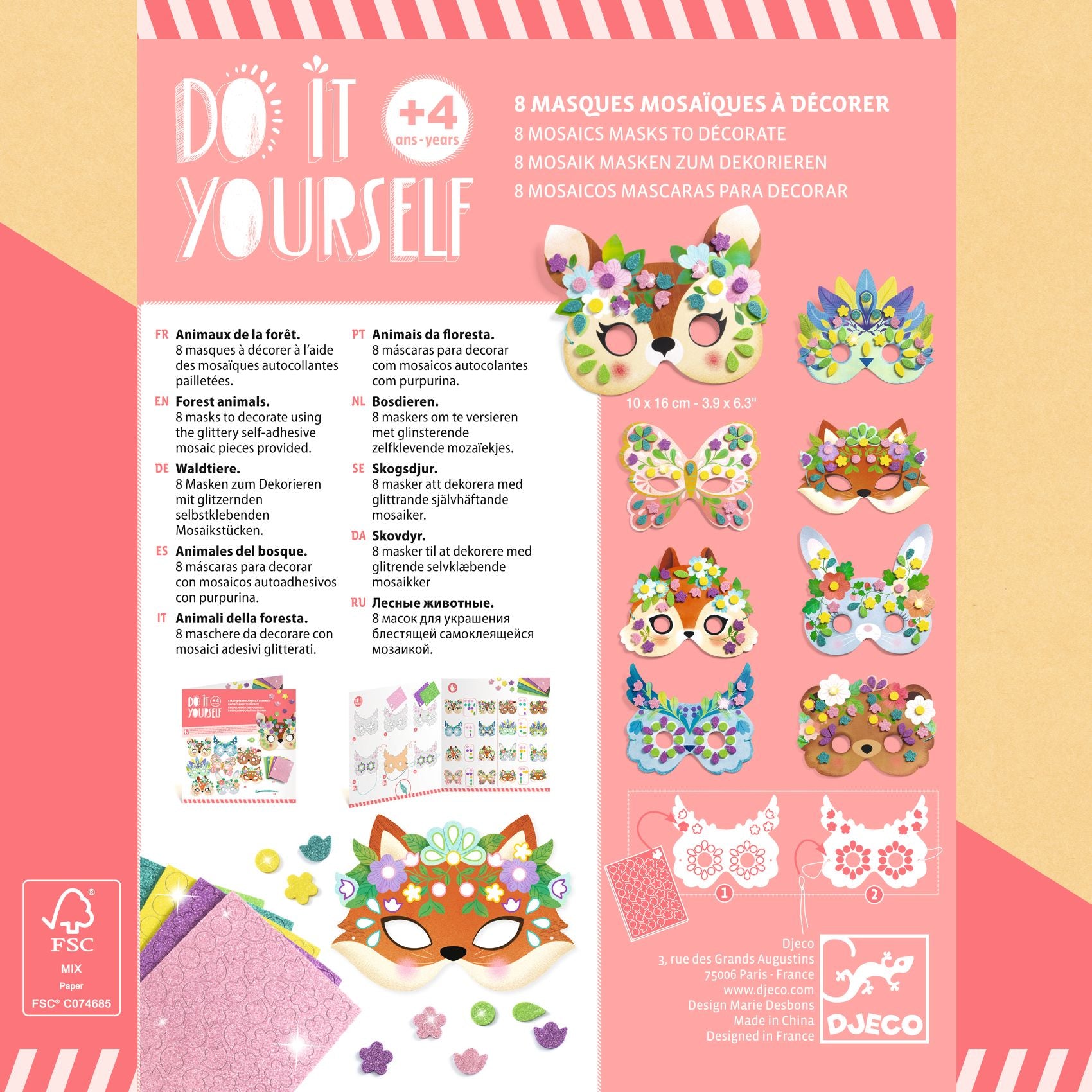 Stickers Animali della Foresta