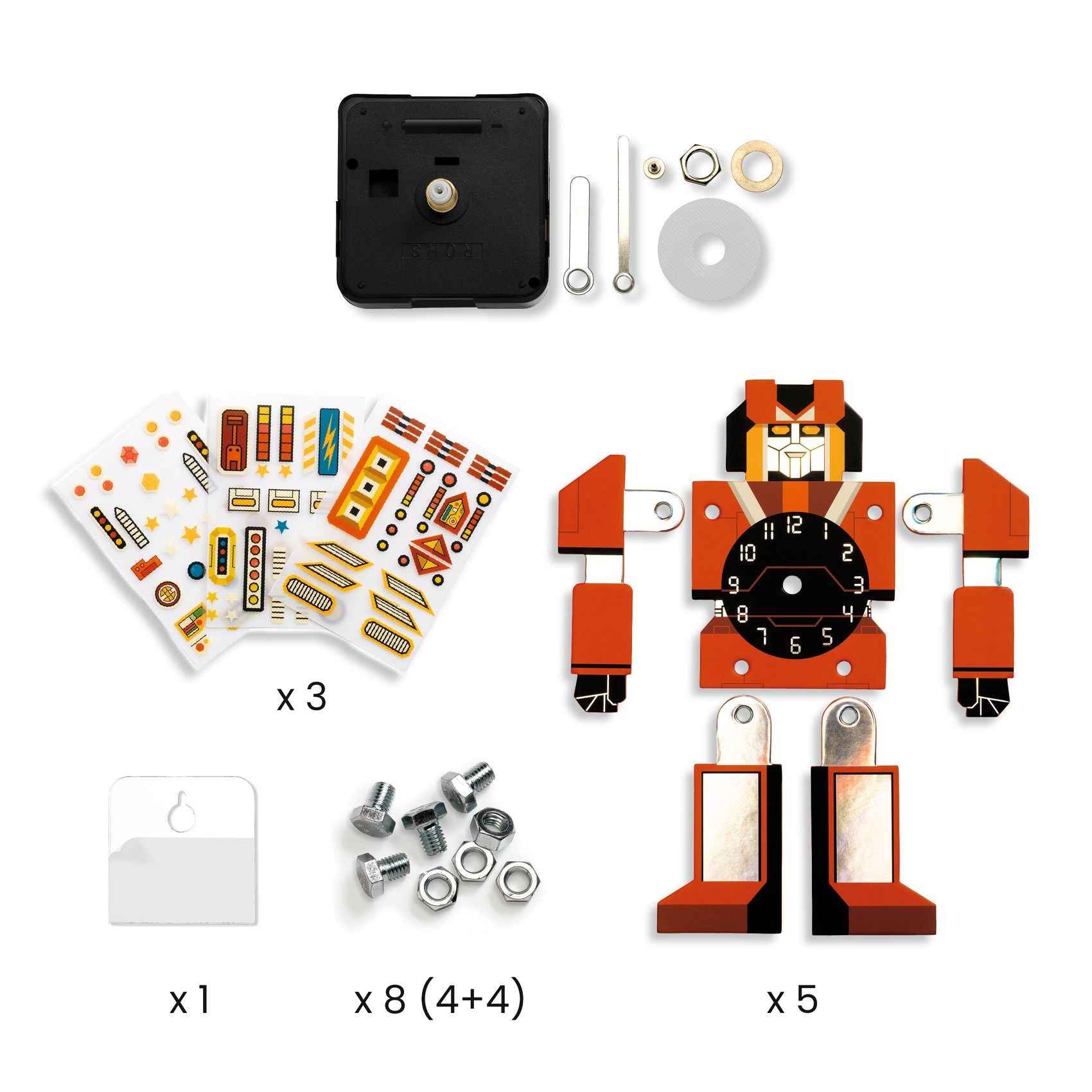 Orologio Robot Da Decorare Fai Da Te