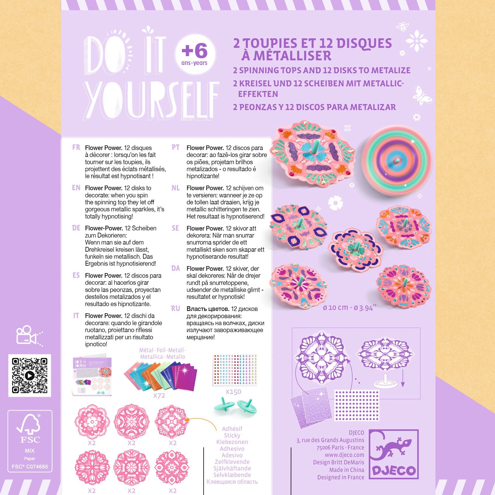 Flower Power – Kit creativo gioielli floreali