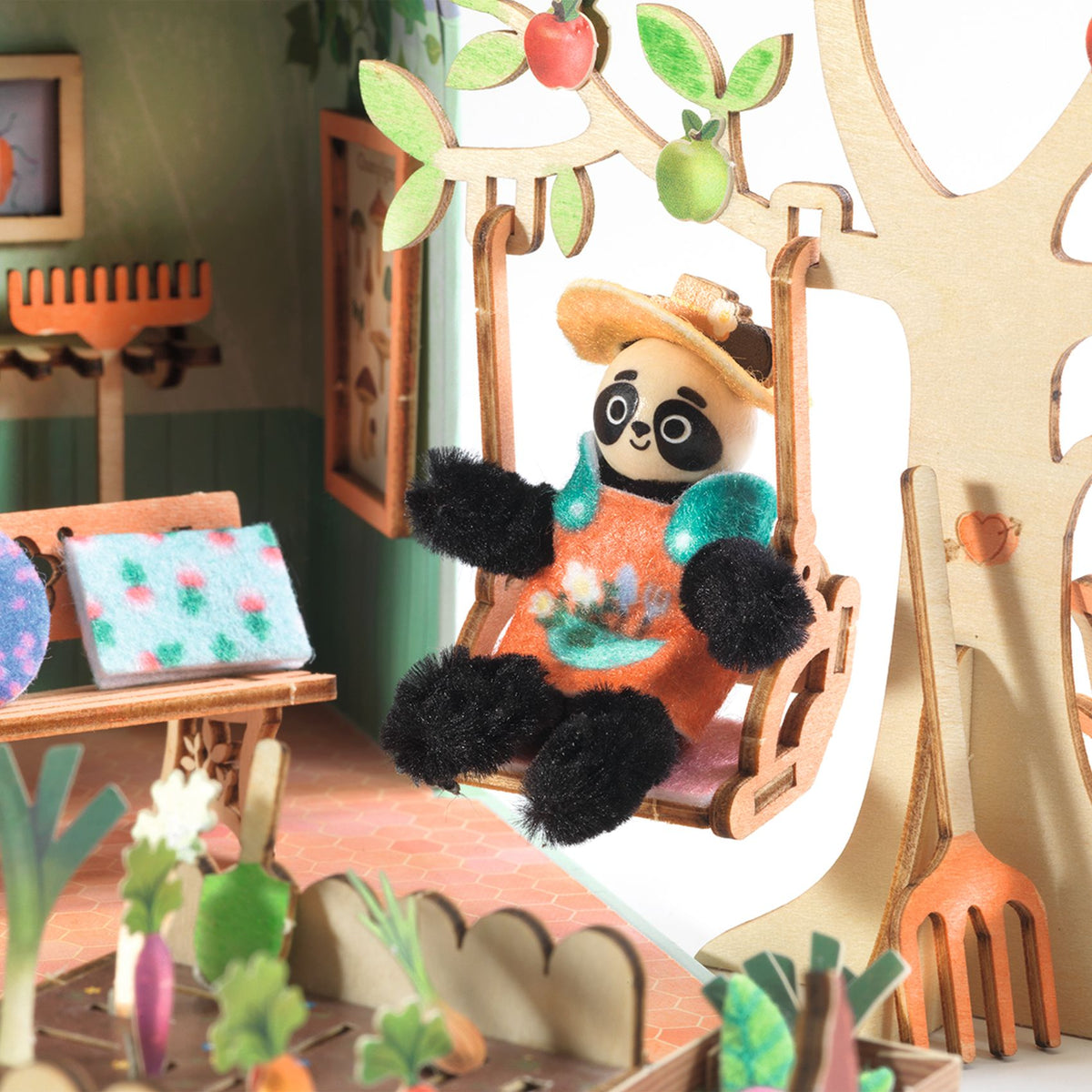 Kit Casetta In Miniatura - Mi House Olive - Djeco - immagine 9